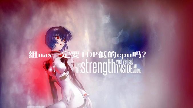 组nas一定要TDP低的cpu吗？